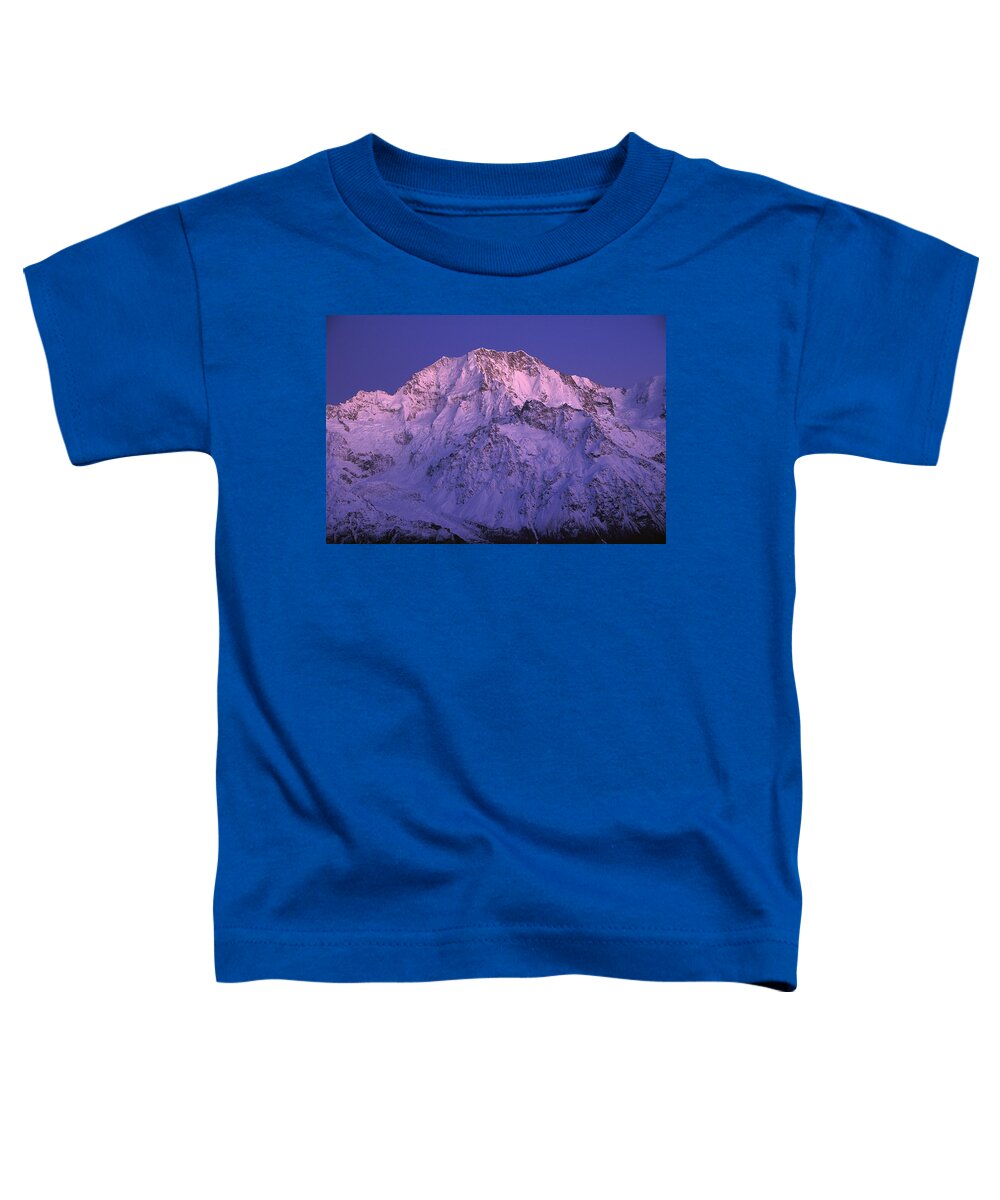 Feb0514 Toddler T-Shirt featuring the photograph Eastern Side Of Mt Cook Pre-dawn by Colin Monteath