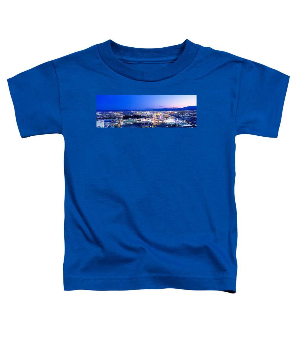 Photography Toddler T-Shirt featuring the photograph Las Vegas Strip, Nevada, Usa by Panoramic Images