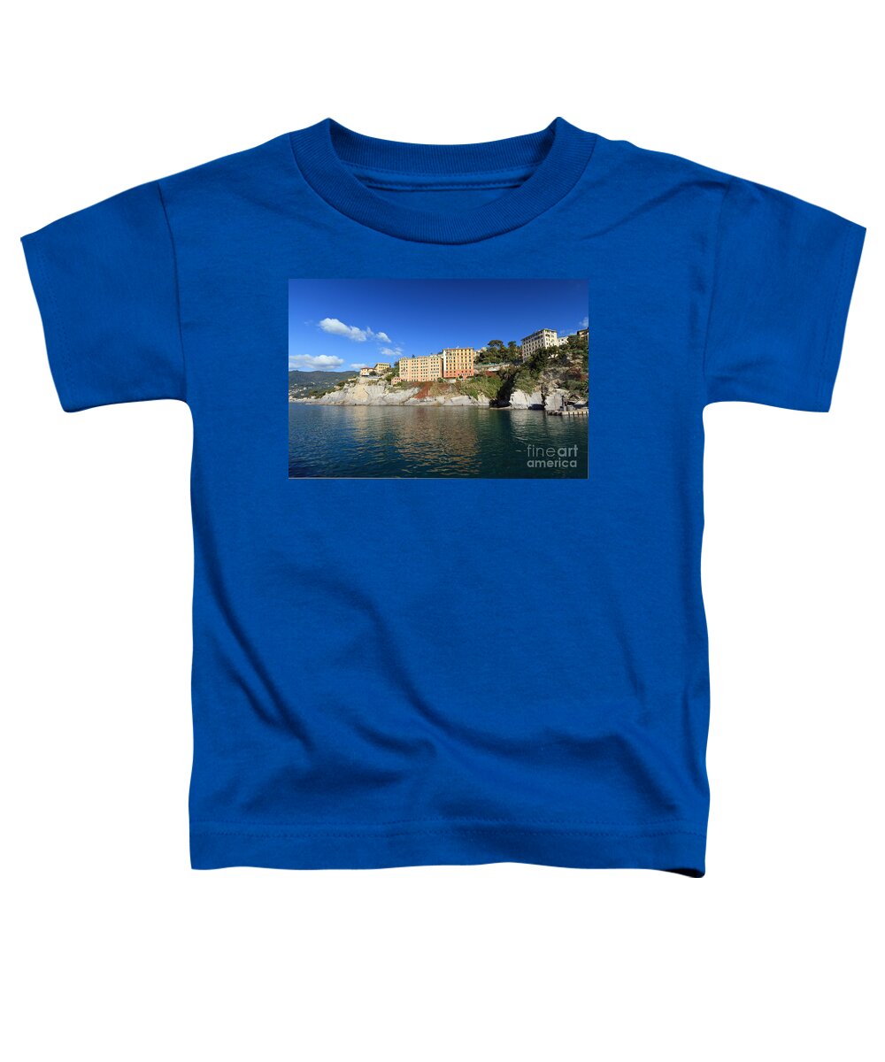 Architecture Toddler T-Shirt featuring the photograph Mediterranean coastline by Antonio Scarpi