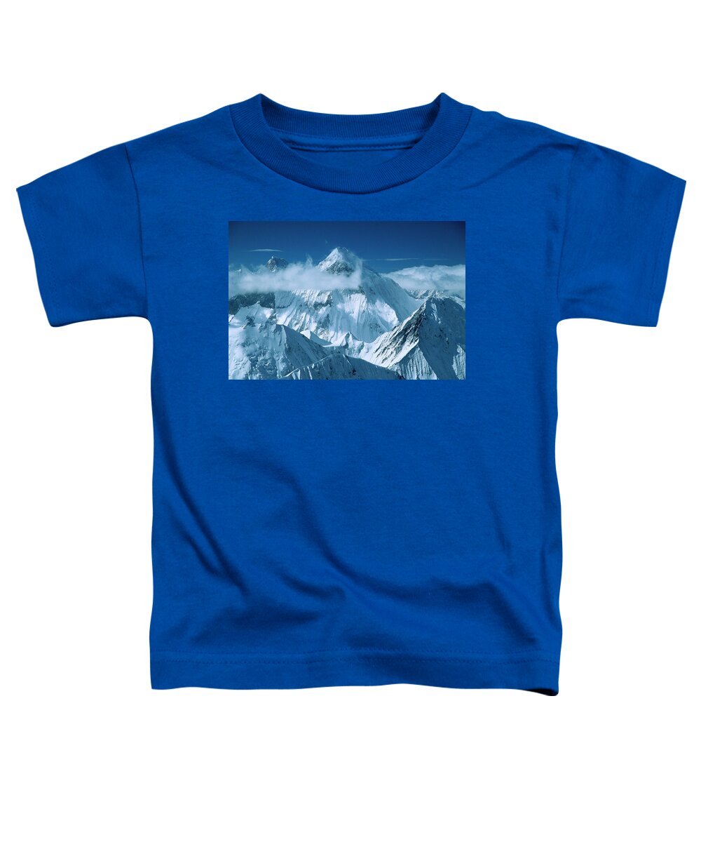 00260103 Toddler T-Shirt featuring the photograph Mustagh Tower And Masherbrum by Colin Monteath