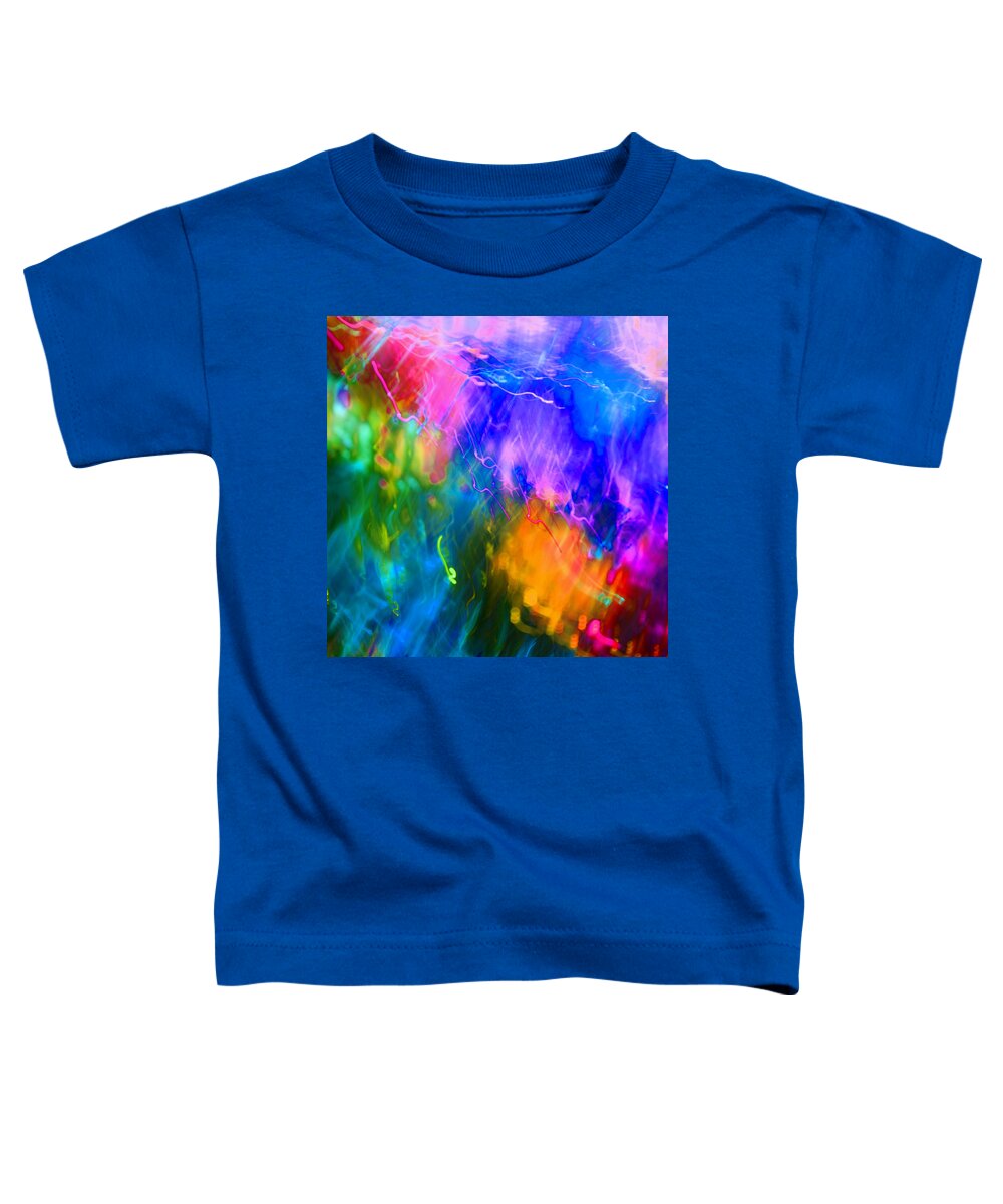 Abstract Toddler T-Shirt featuring the photograph Physical Graffiti 2 by Dazzle Zazz