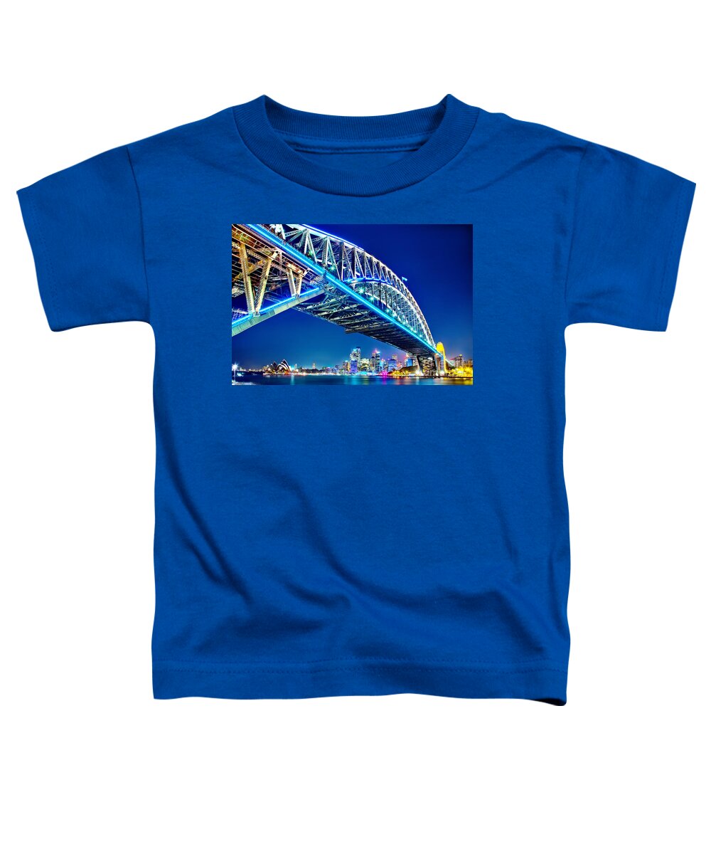 Sydney Toddler T-Shirt featuring the photograph Sydney Blues by Az Jackson