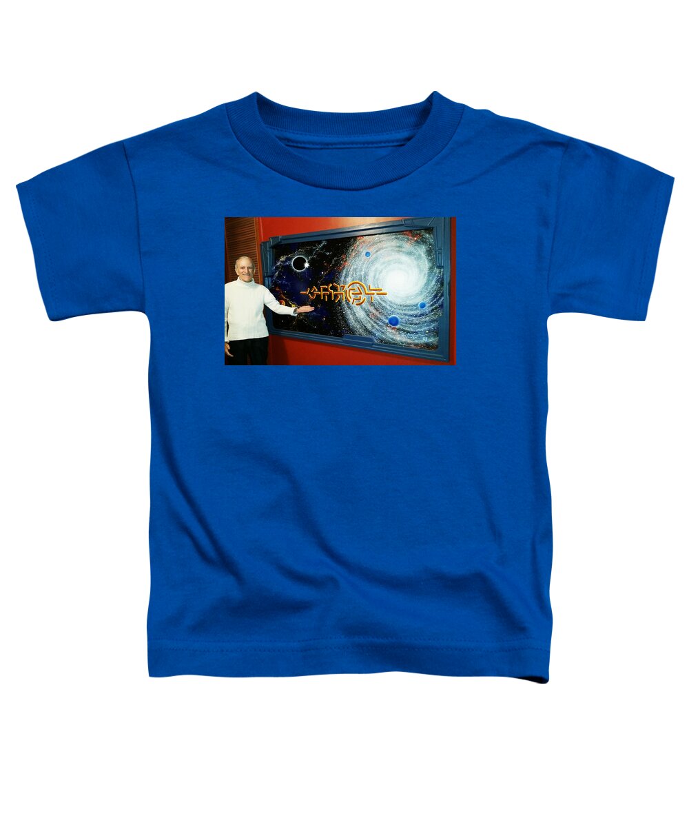 Symbols Toddler T-Shirt featuring the painting The Enigma Painting by Hartmut Jager