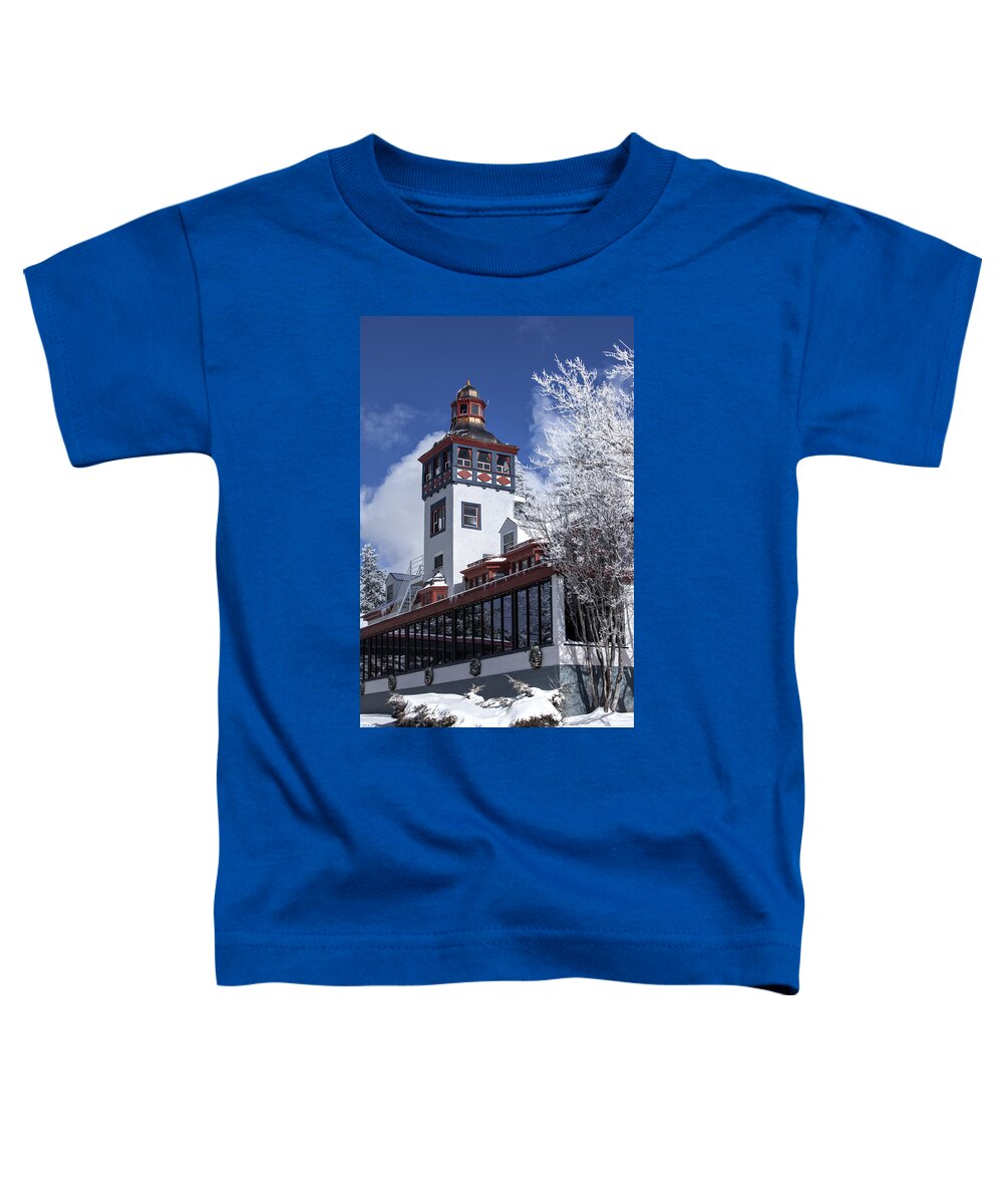 Cloudcroft Toddler T-Shirt featuring the photograph The Lodge in Cloudcroft NM by Diana Powell
