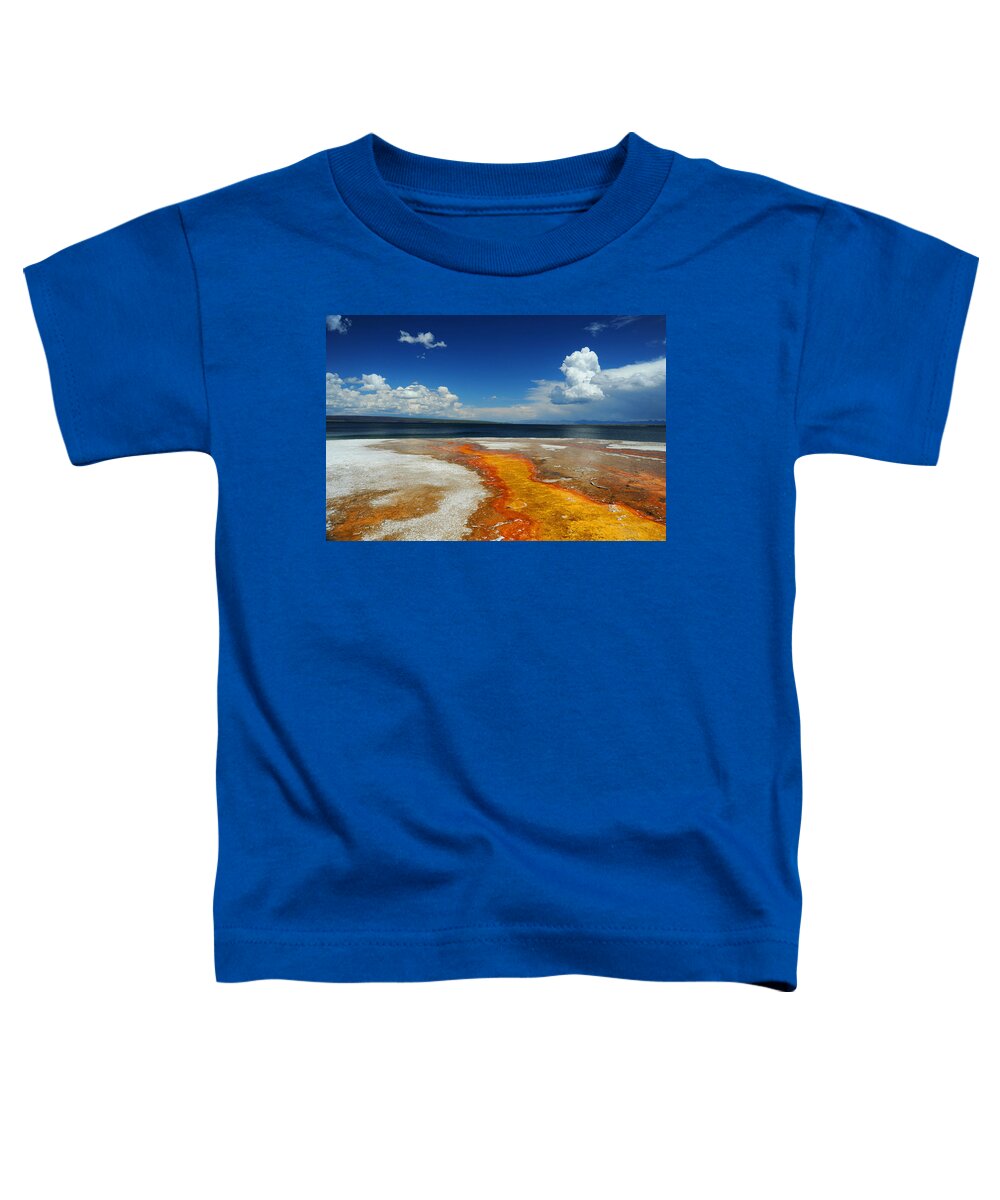 Home Toddler T-Shirt featuring the photograph Thermal Color by Richard Gehlbach