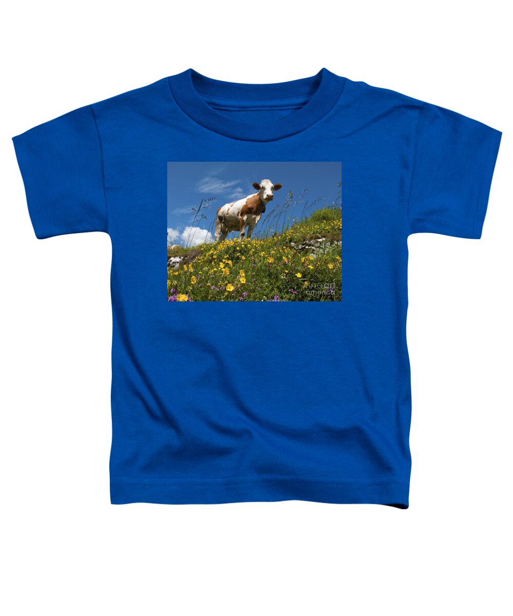 Happy Toddler T-Shirt featuring the photograph Think Milk by Edmund Nagele FRPS