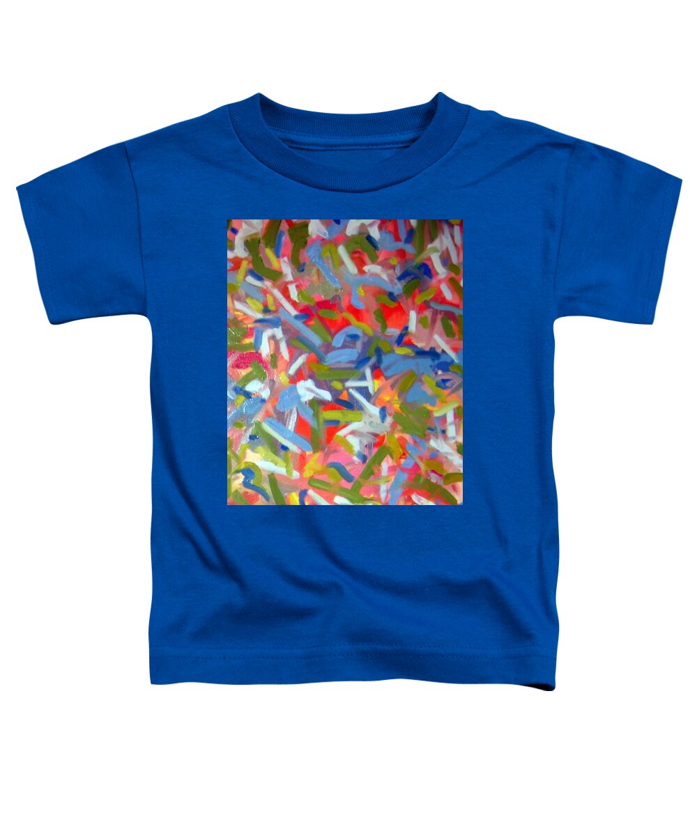 Abstract Toddler T-Shirt featuring the painting Untitled #23 by Steven Miller