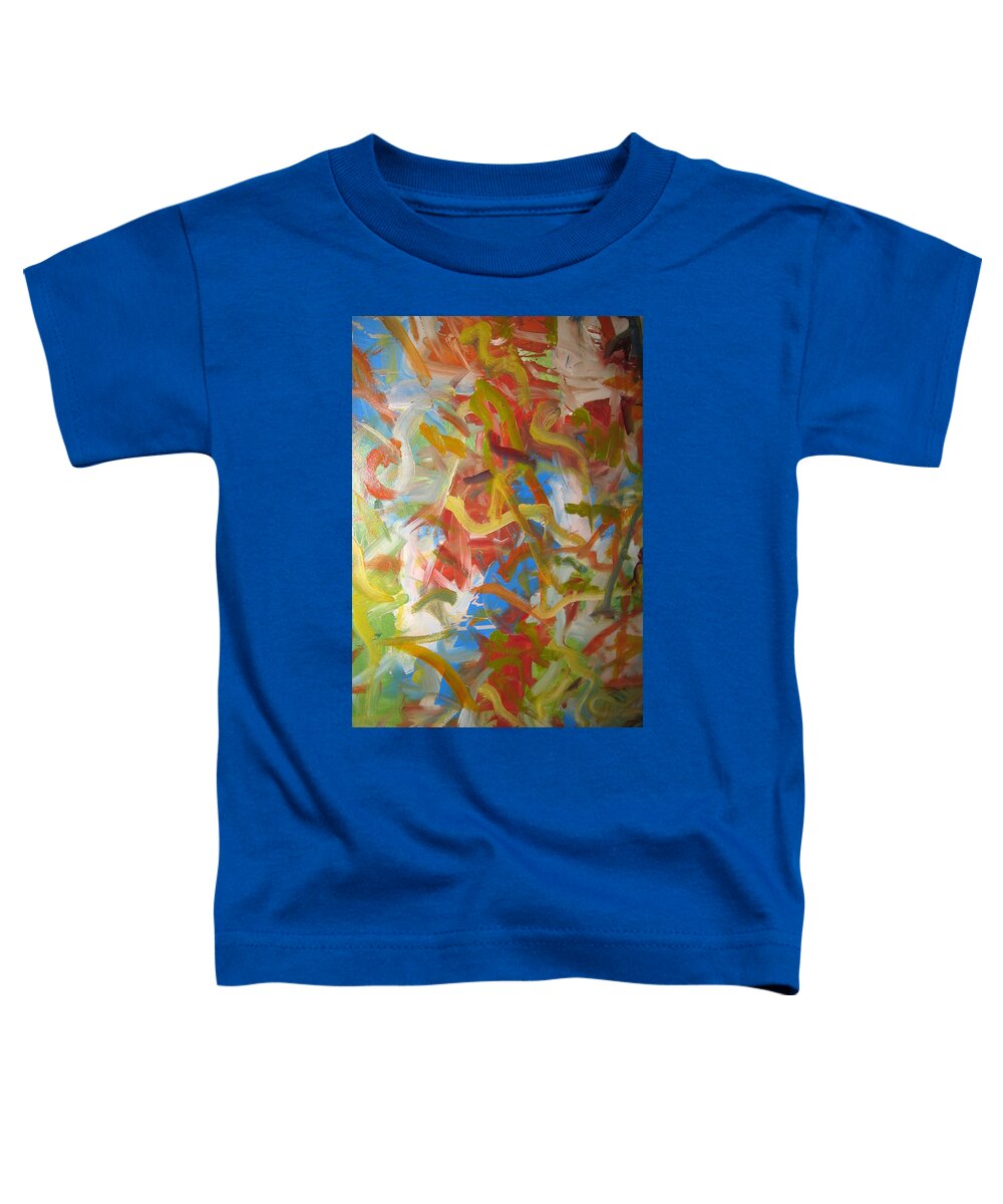 Nature Toddler T-Shirt featuring the painting Untitled #6 by Steven Miller