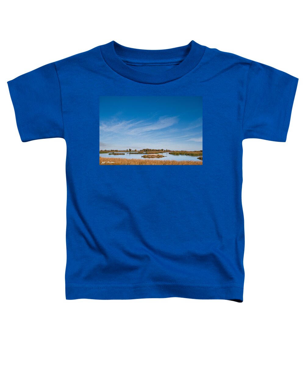 Autumn Toddler T-Shirt featuring the photograph Wetland at the Refuge by Jeff Goulden