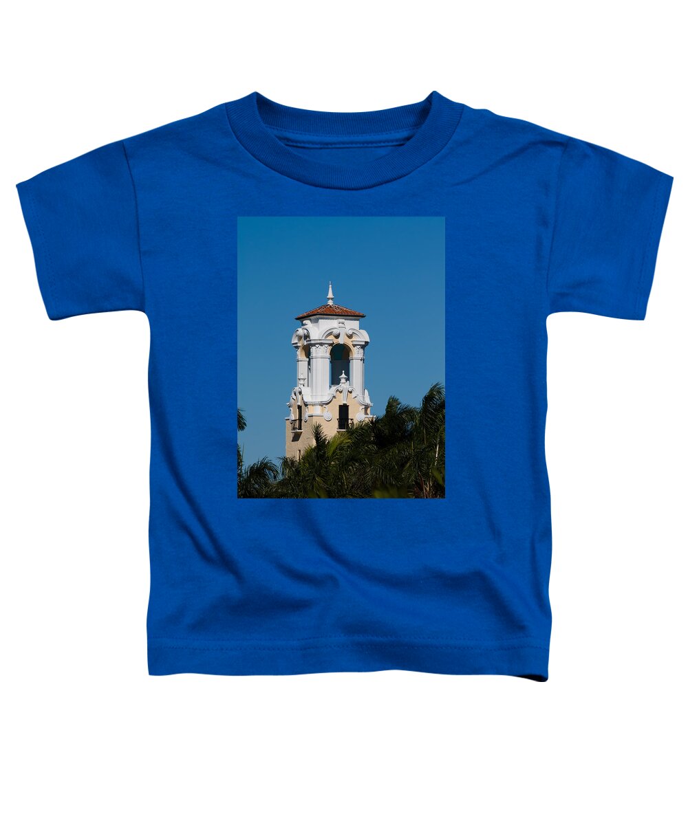 Architecture Toddler T-Shirt featuring the photograph Congregational Church Tower #1 by Ed Gleichman