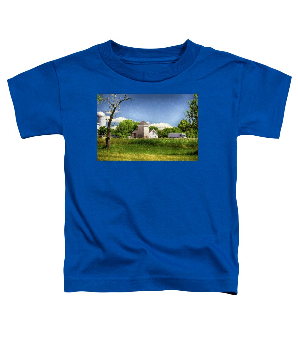 Landscape Toddler T-Shirt featuring the photograph A Day At The Farm #1 by Tricia Marchlik