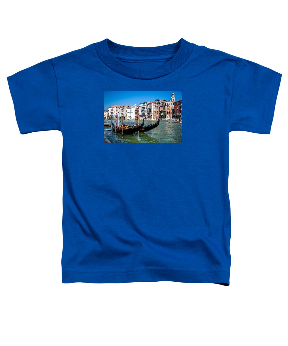 Venice Toddler T-Shirt featuring the photograph Grand Canal in Venice #1 by Lev Kaytsner