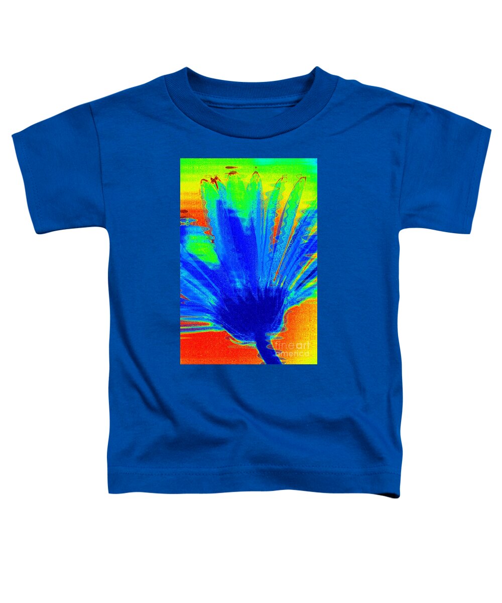 Flower Toddler T-Shirt featuring the photograph Psycho Chicks Flower #1 by Julie Lueders 