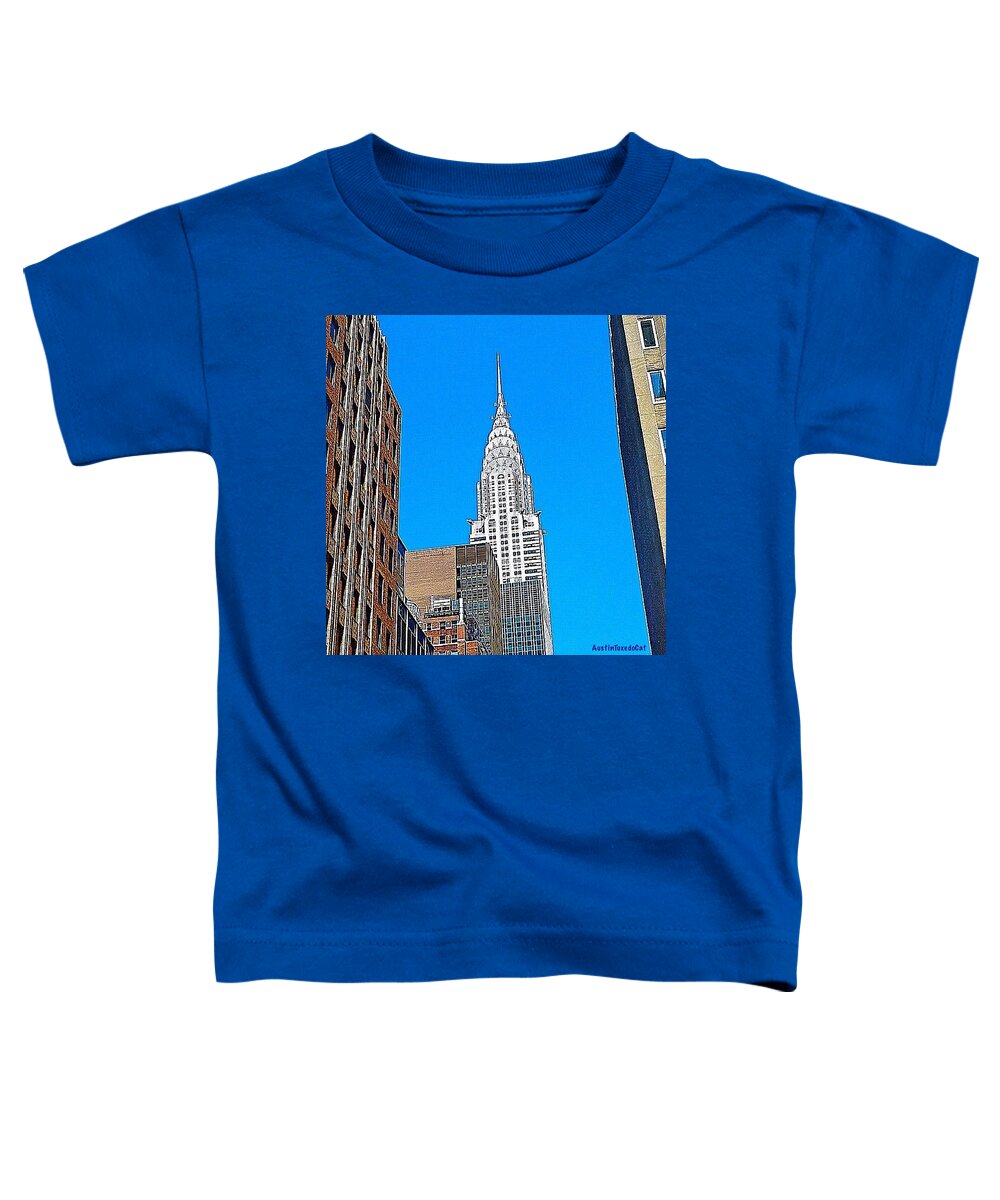 Wishiwasthere Toddler T-Shirt featuring the photograph #tbt - #newyorkcity June 2013 #1 by Austin Tuxedo Cat