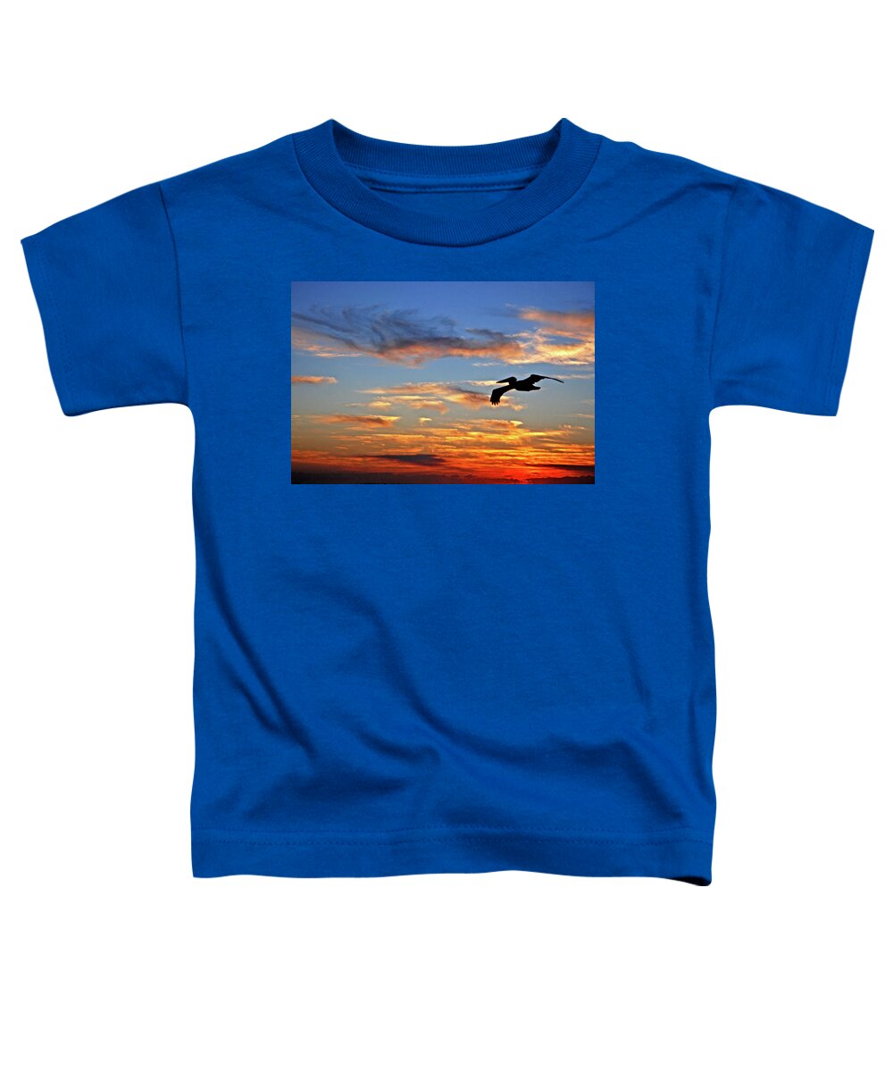 Pelican Toddler T-Shirt featuring the photograph 12- Fire Escape by Joseph Keane