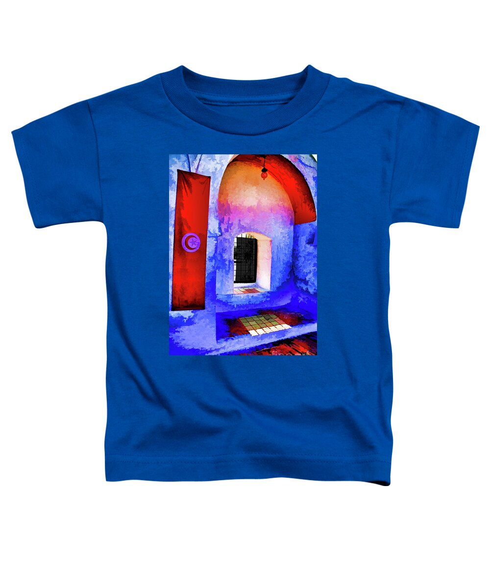 Arabic Architecture Interiors Colorful Areas Toddler T-Shirt featuring the photograph Open Window #2 by Rick Bragan