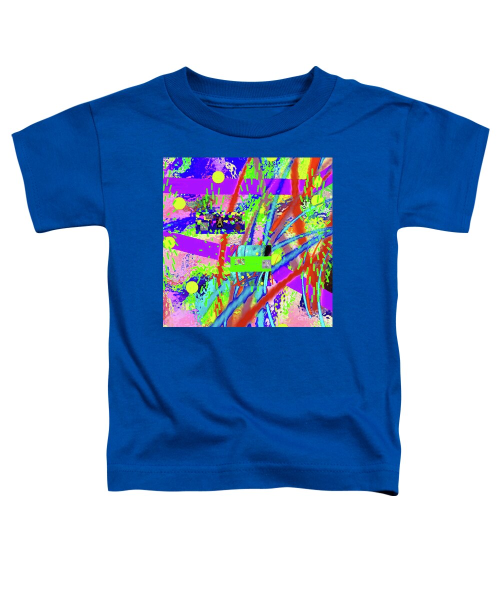 Walter Paul Bebirian Toddler T-Shirt featuring the digital art 3-17-2015labcdefghijklmnopqrtuvwxyzabc by Walter Paul Bebirian