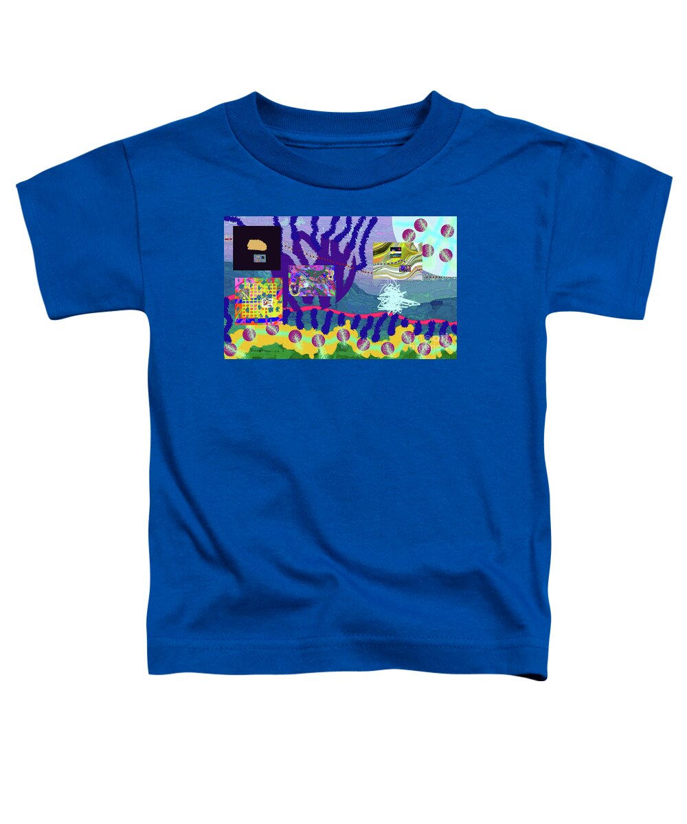 Walter Paul Bebirian Toddler T-Shirt featuring the digital art 3-18-2015eabcdefghijklmnopqrtuvwxyzabcdef by Walter Paul Bebirian