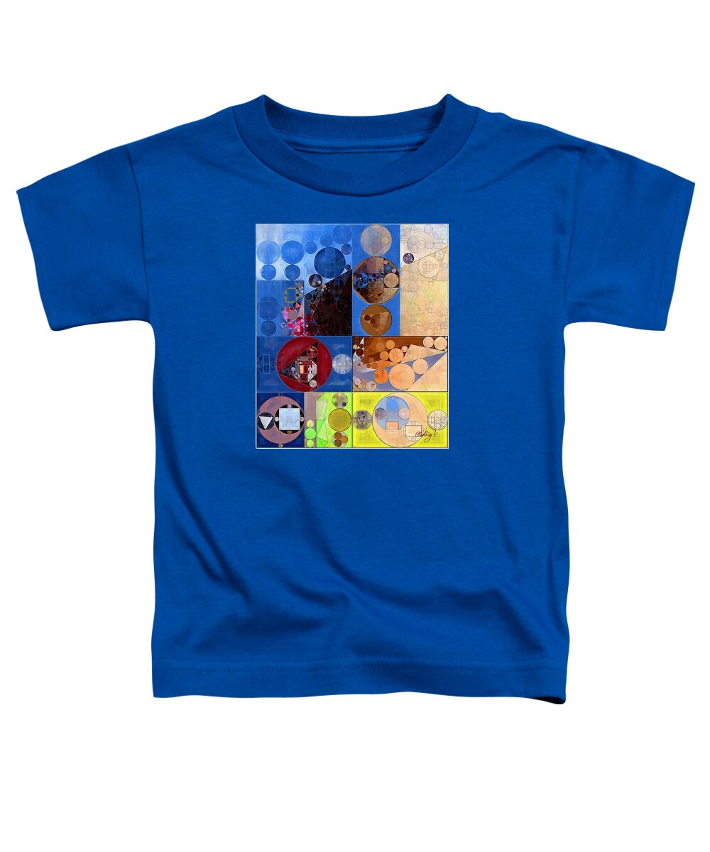 Ring Toddler T-Shirt featuring the digital art Abstract painting - Torea bay by Vitaliy Gladkiy