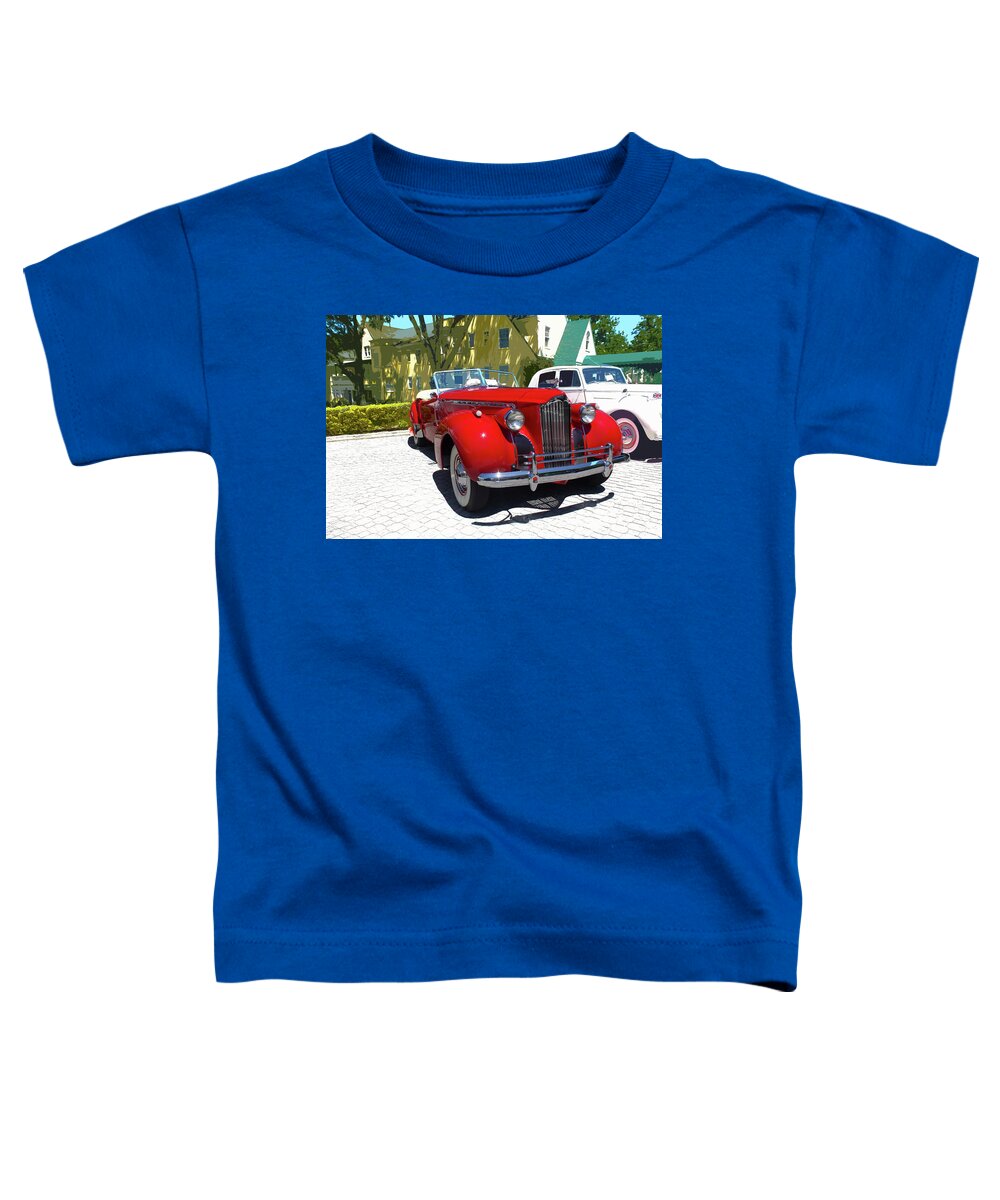Classic Toddler T-Shirt featuring the photograph Antique car Show Series 8610 by Carlos Diaz