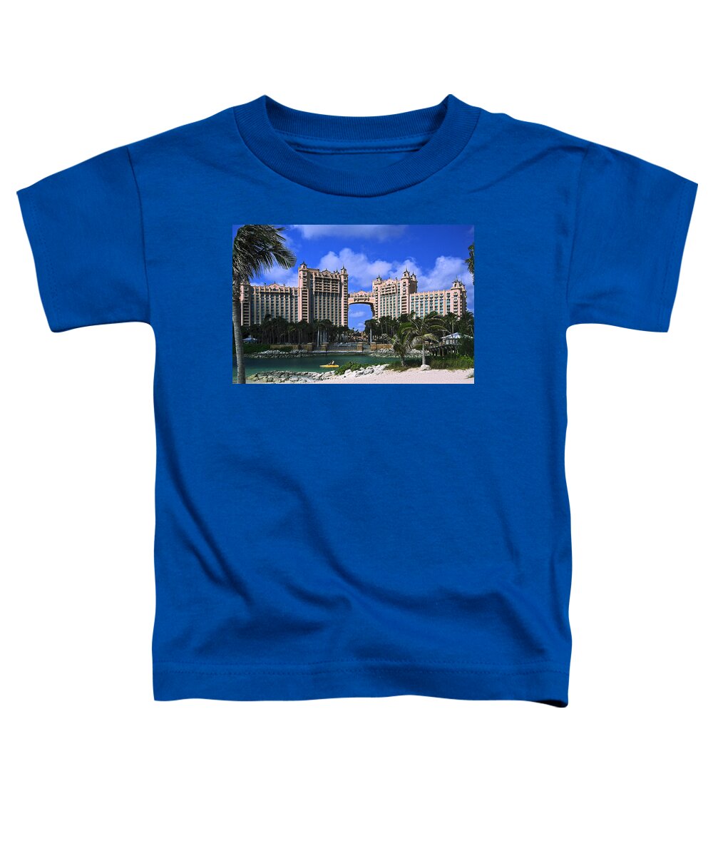 Royal Towers Toddler T-Shirt featuring the photograph Atlantis in the Bahamas by Sally Weigand