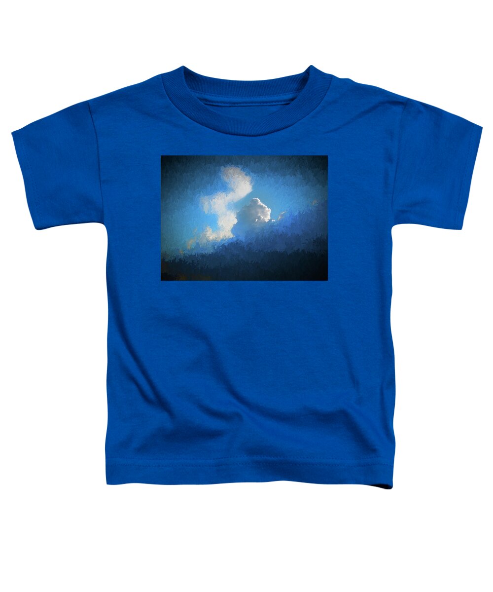 Clouds Toddler T-Shirt featuring the photograph Big Sky by Richard Goldman