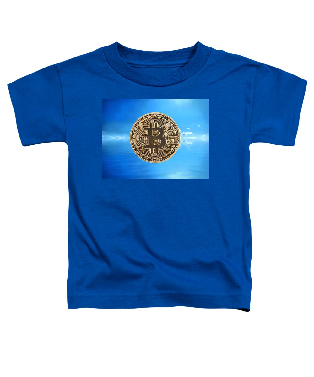 Bitcoin Toddler T-Shirt featuring the photograph Bitcoin Revolution by Chris Montcalmo