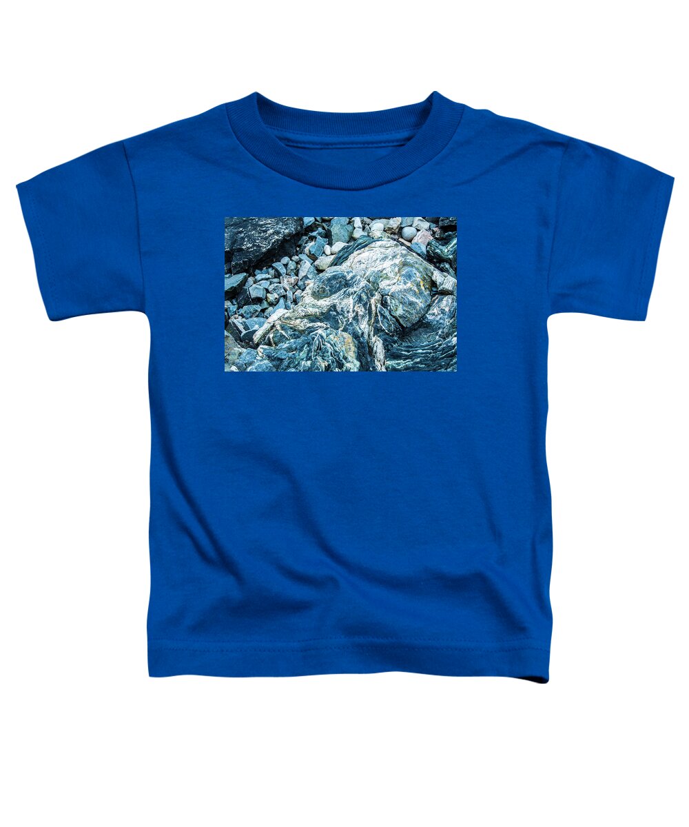 Granite Rock Toddler T-Shirt featuring the photograph Blue Gnome Rock by Daniel Hebard