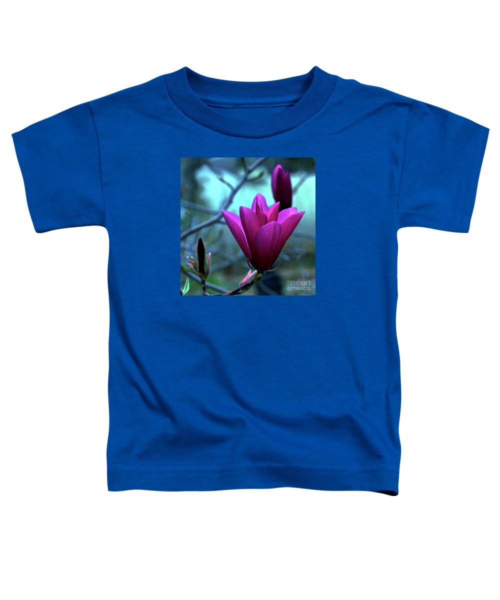 Magnolia Photography Toddler T-Shirt featuring the photograph Bold Delicacy by Patricia Griffin Brett
