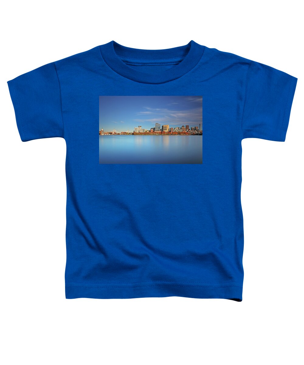 Boston Toddler T-Shirt featuring the photograph Boston Limelight by Juergen Roth