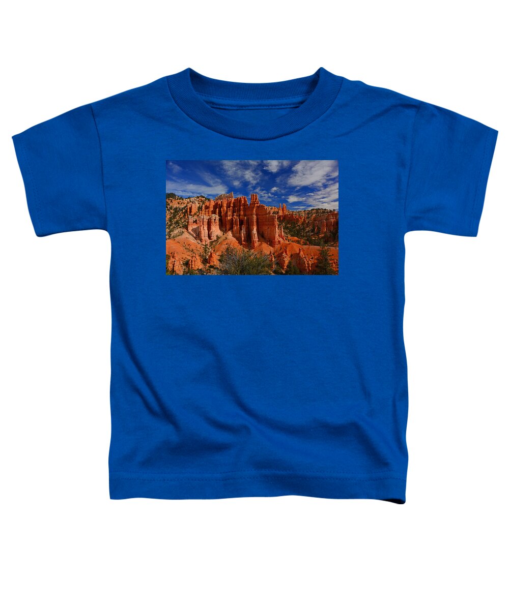 Bryce Hoodoos Toddler T-Shirt featuring the photograph Bryce Hoodoos 2 by Raymond Salani III