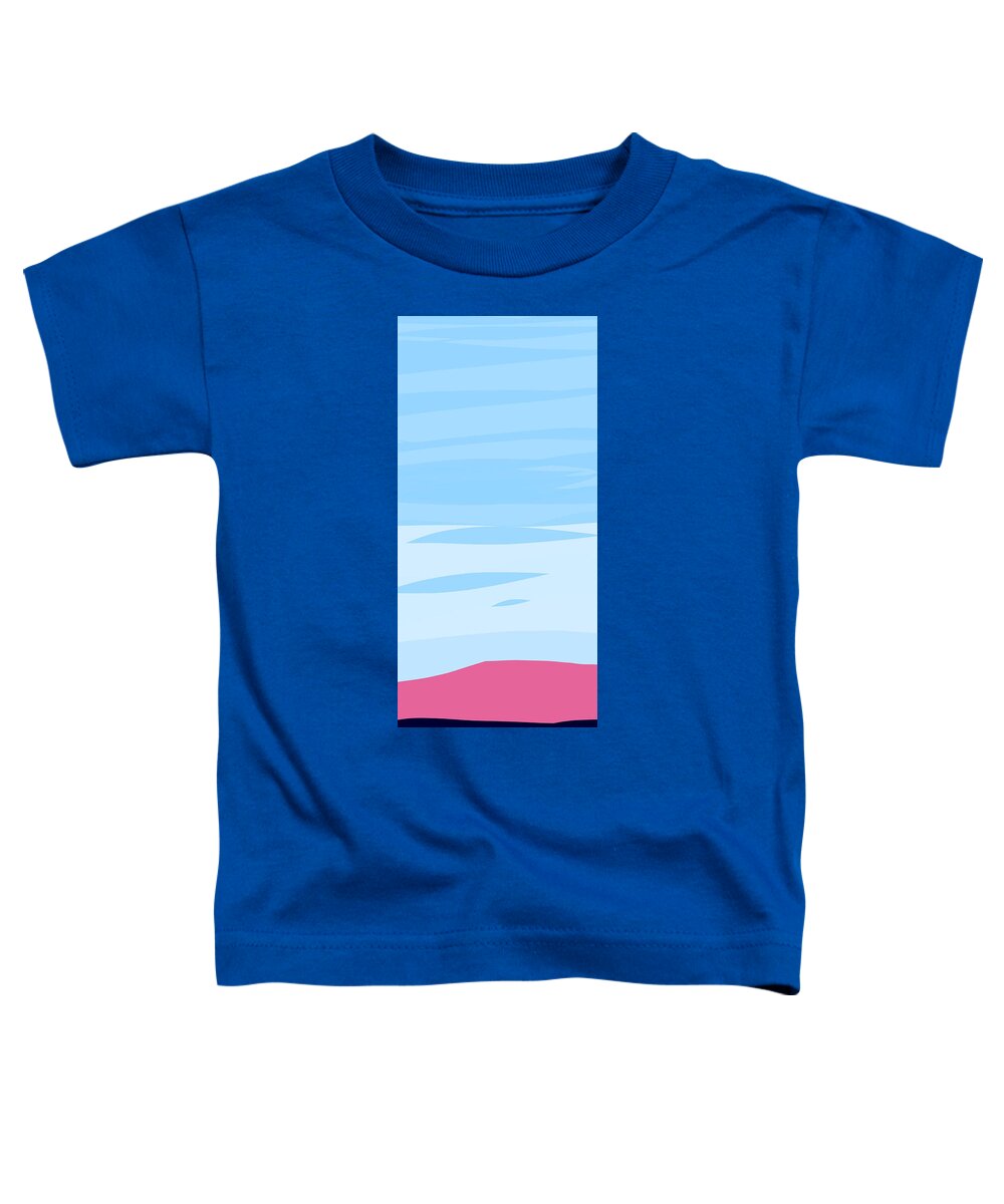 Digital Toddler T-Shirt featuring the digital art December 8th 2016 - Evening Sky by Annekathrin Hansen