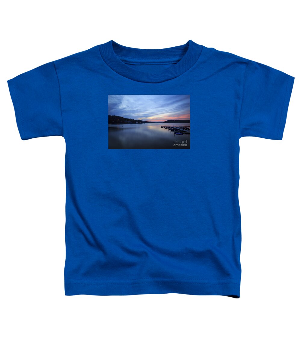 Lake Toddler T-Shirt featuring the photograph Early Morning at Lake of the Ozarks by Dennis Hedberg