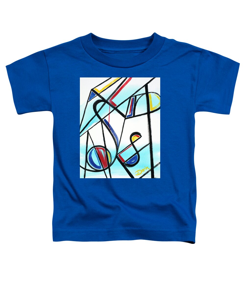 Express Toddler T-Shirt featuring the painting Expression by Darin Jones