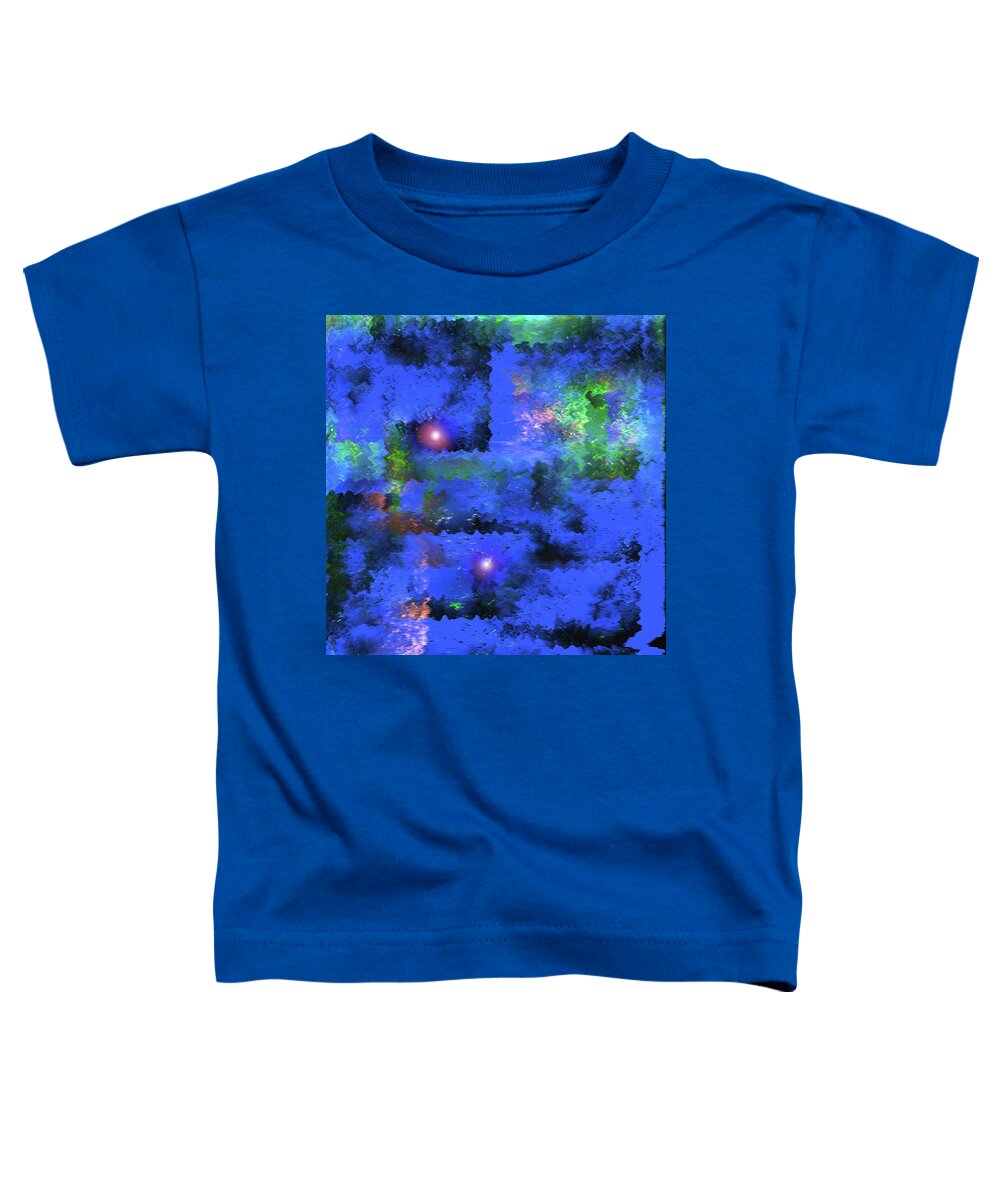 Abstract Toddler T-Shirt featuring the digital art FAR FAR AWAY one by Carl Deaville