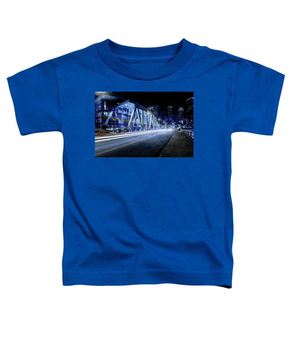 Atlanta Toddler T-Shirt featuring the photograph Fast Break by Kenny Thomas