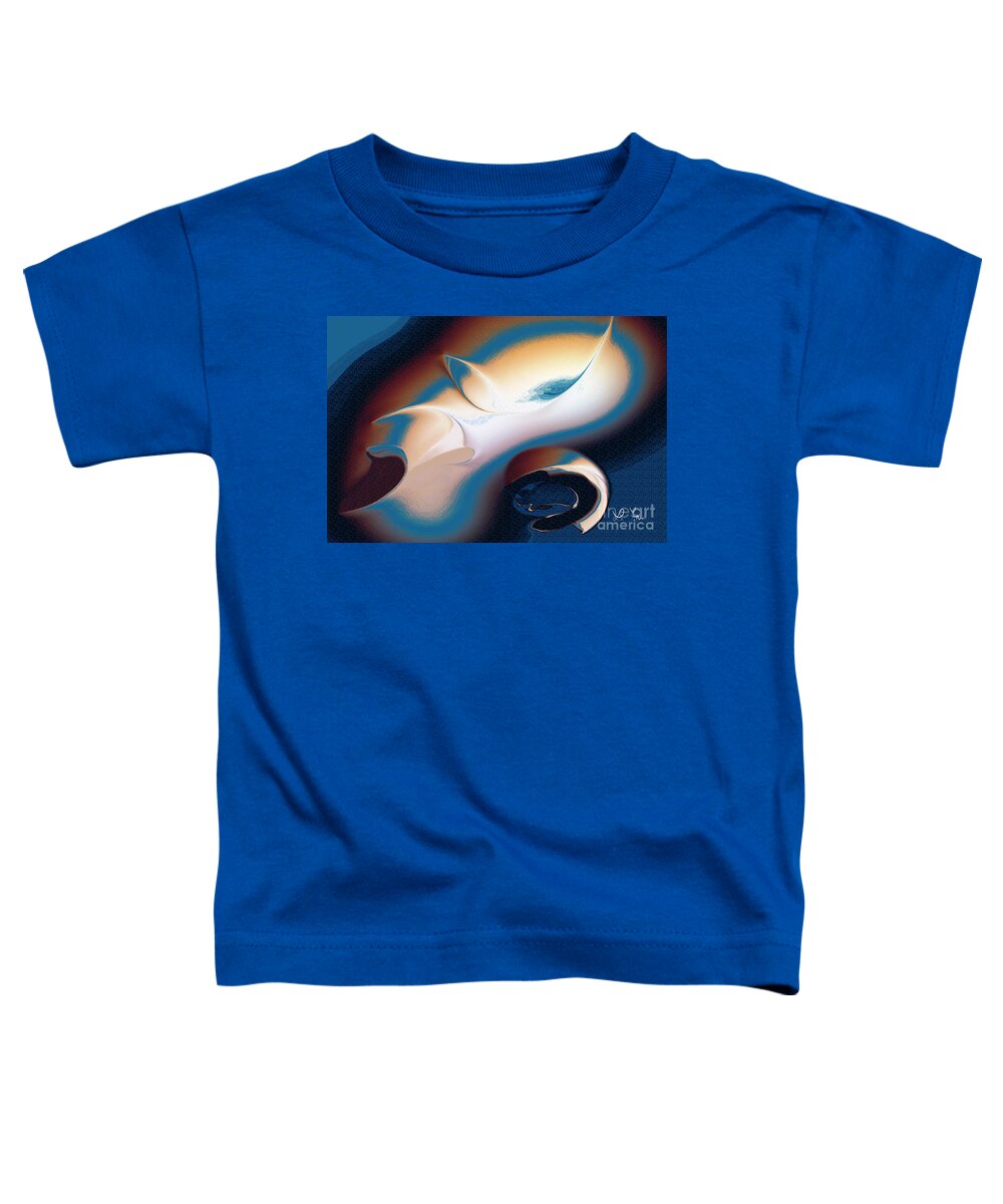 Fragile Toddler T-Shirt featuring the digital art Fragile by Leo Symon