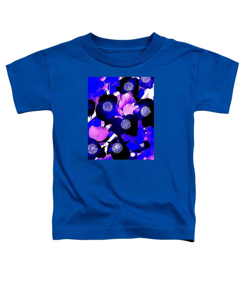 Negative Colors Of Ghost Tree Blooms Toddler T-Shirt featuring the photograph Ghost Tree Blooms by Michael Ramsey