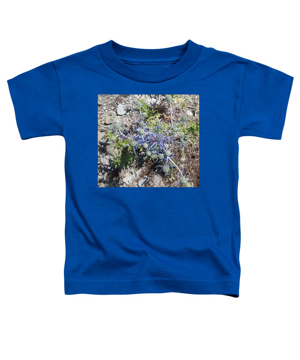 Greek Toddler T-Shirt featuring the photograph Greek Spiky Plant by Julia Woodman