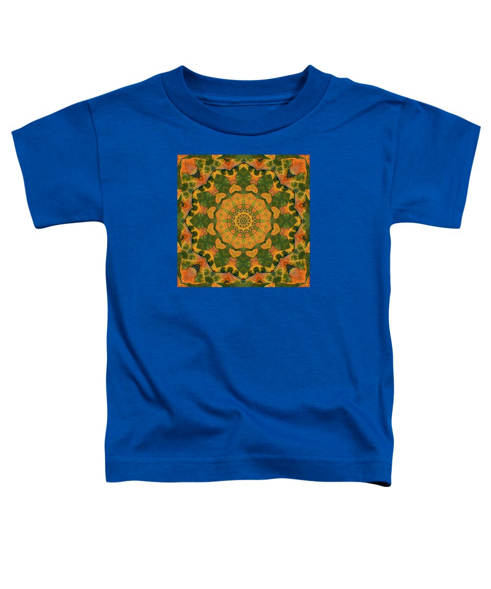 Mandalas Toddler T-Shirt featuring the photograph Healing Mandala 9 by Bell And Todd