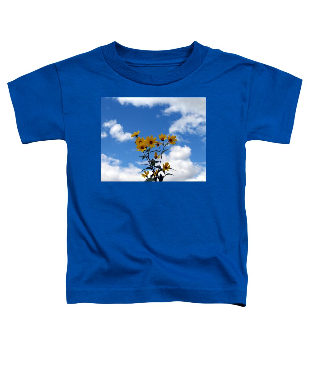 Flowers Toddler T-Shirt featuring the photograph In the Clouds by George Jones