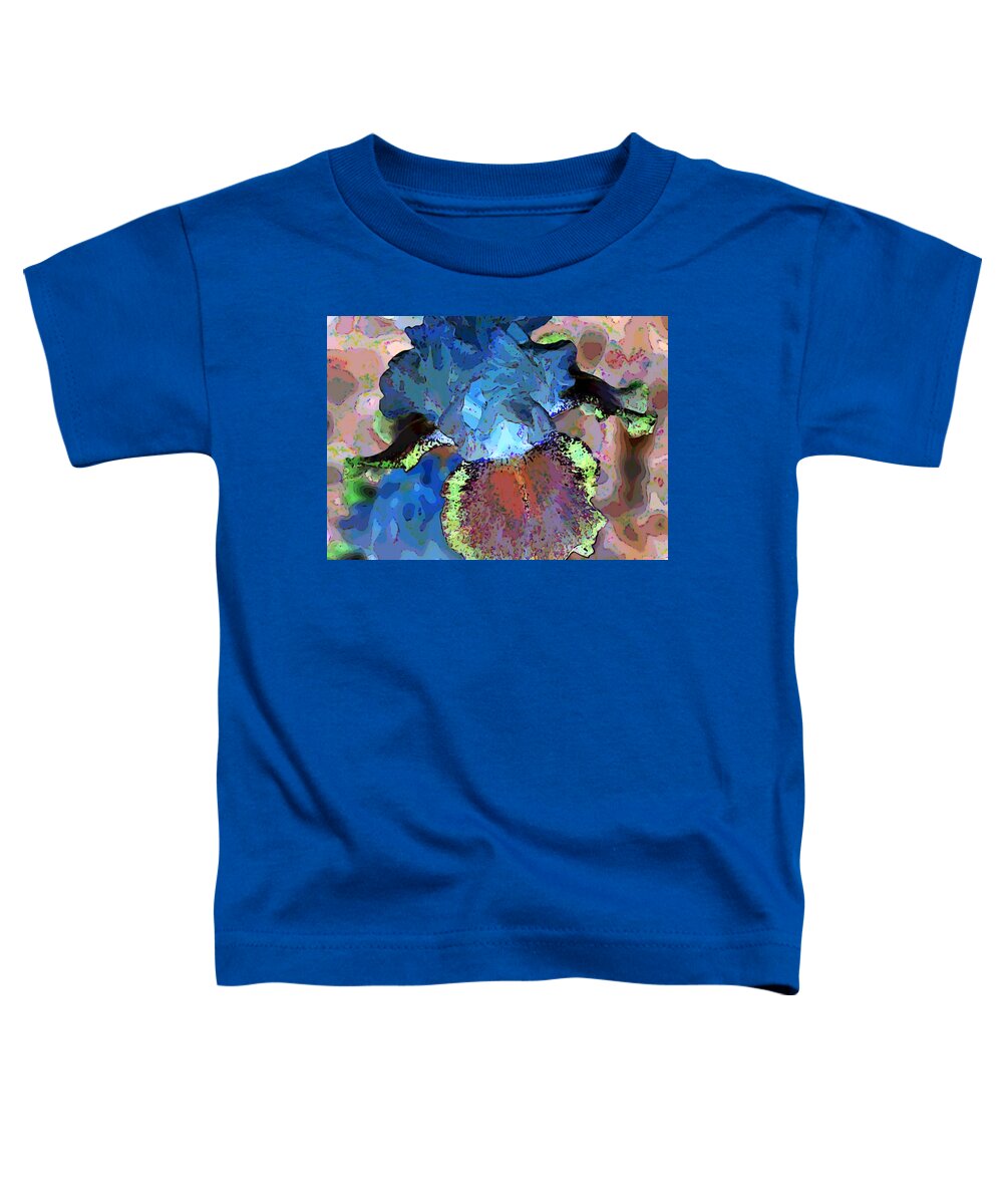 Iris Toddler T-Shirt featuring the photograph Inner Iris by Angelina Tamez
