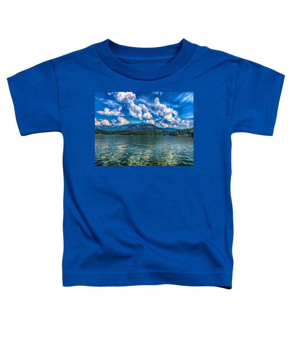 Lake Lure Toddler T-Shirt featuring the photograph Lake Lure Beauty by Buddy Morrison