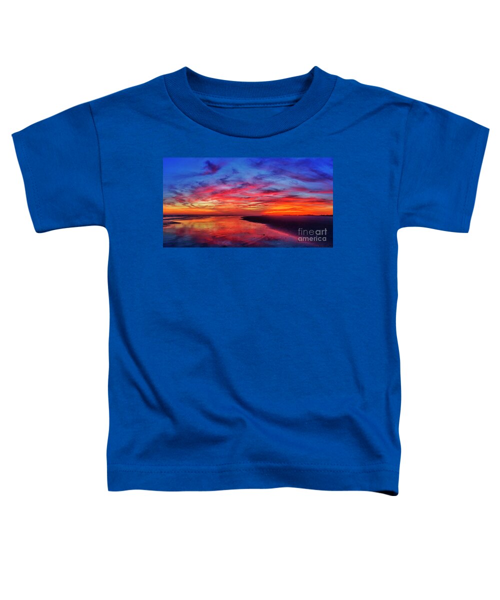 Sunset Toddler T-Shirt featuring the photograph Magic hour by DJA Images