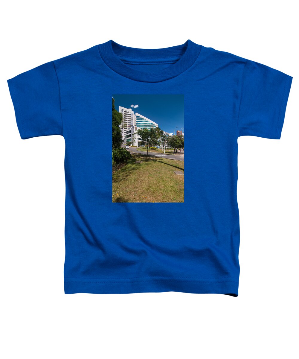 Landscape Toddler T-Shirt featuring the photograph Medellin Financial District, Columbia by Robert McKinstry