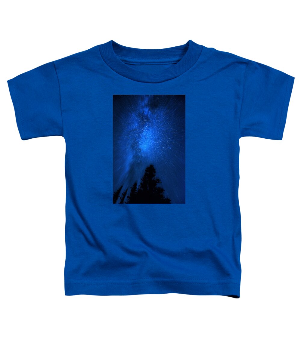Milkyway Toddler T-Shirt featuring the digital art Milky Way Zoom by Pelo Blanco Photo