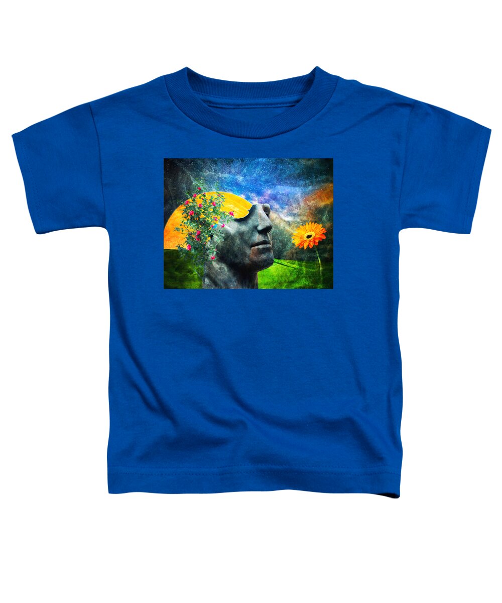 Missing Toddler T-Shirt featuring the digital art Missing Pieces by Ally White