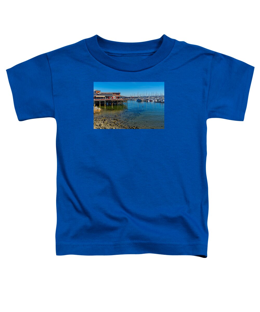 Monterey Toddler T-Shirt featuring the photograph Monterey Harbor Morning by Derek Dean
