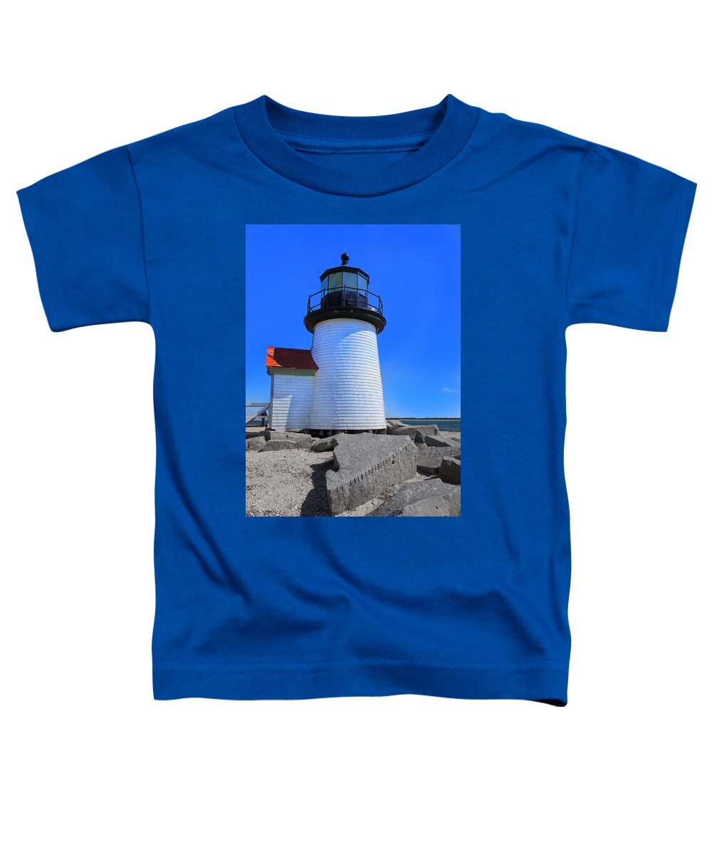 Nantucket Lighthouse Artwork Toddler T-Shirt featuring the photograph Nantucket Lighthouse #4 by Carlos Diaz