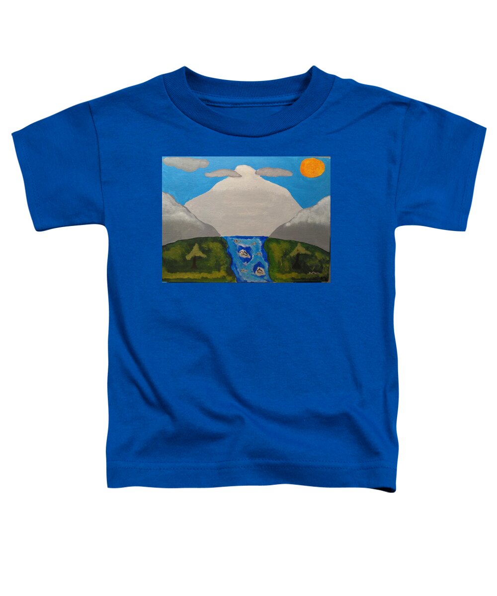 Prison Art Toddler T-Shirt featuring the drawing Nature's Way by Mr FourZeroEight